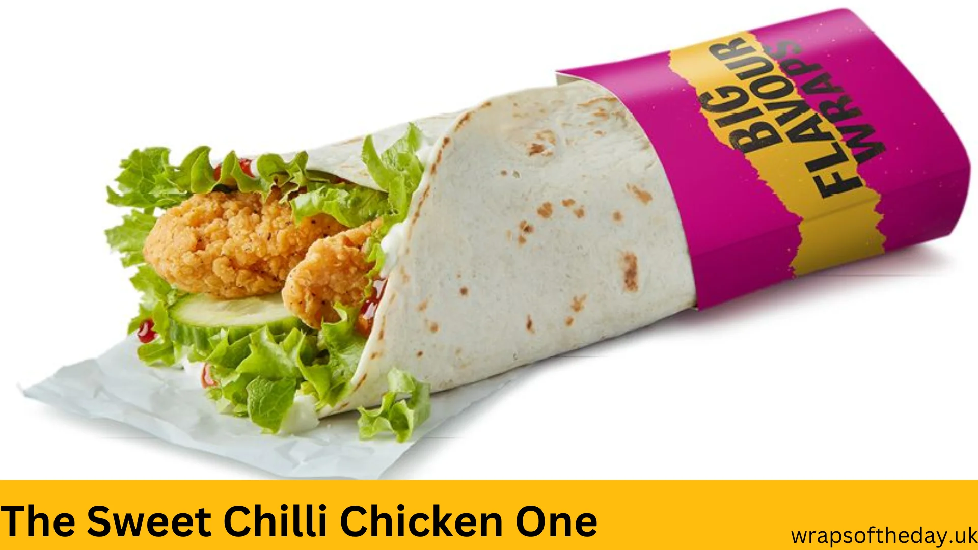 McDonald's The Sweet Chilli Chicken One Crispy