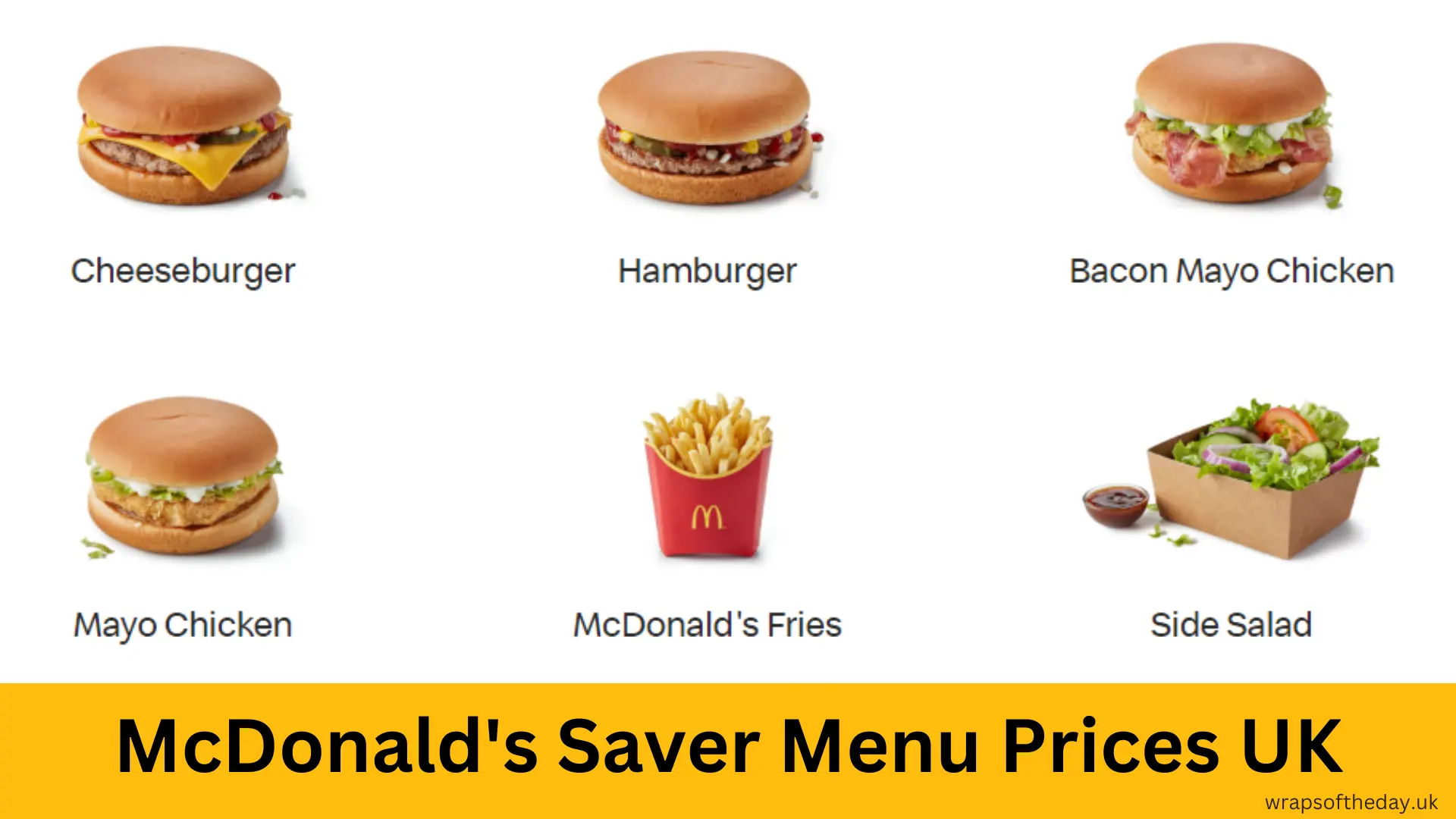 Mcdonald's saver menu discount