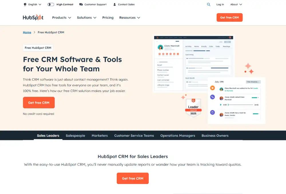 HubSpot CRM